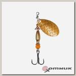 Блесна Вращ.премиум Щучий (7гр) цв. 05 латунь чешуя (PR-Sh-05) Premier Fishing