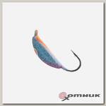 Мормышка вольф Супер банан с ушком цв. 356P фосф Helios