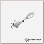 Тейл-спиннер 35g White glitter UF STUDIO HURRICANE