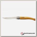 Нож филейный №10 VRI Folding Slim Olivewood нерж. сталь, рукоять олива, длина клинка 10см OPINEL